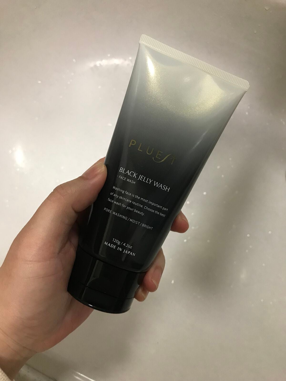 BLACK JELLY WASH(ブラックジェリーウォッシュ)/PLUEST/その他洗顔料を使ったクチコミ(2枚目)