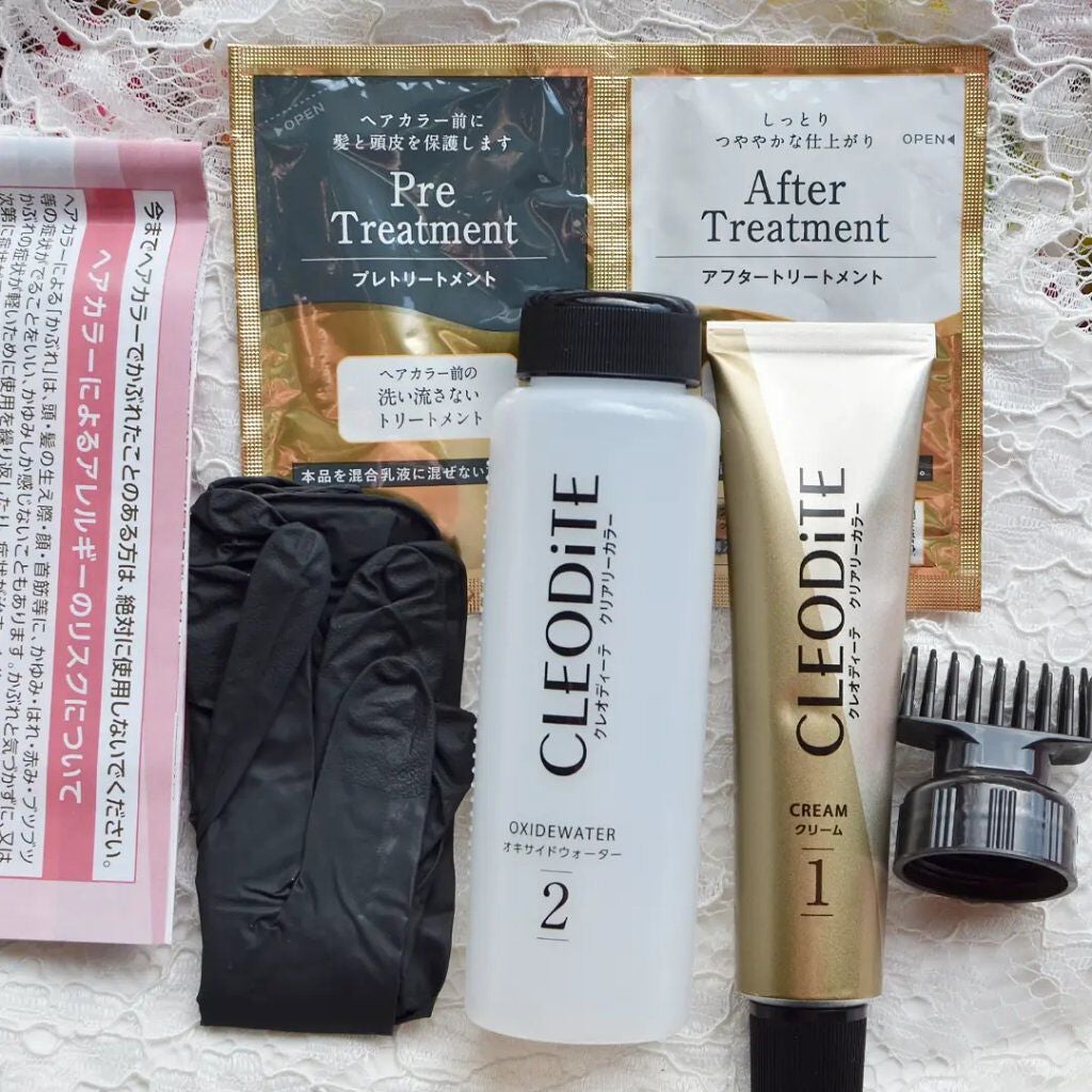 クリアリーカラー (白髪用) /クレオディーテ/ヘアカラーを使ったクチコミ(3枚目)