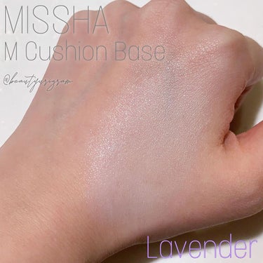 M クッションベース（ラベンダー）/MISSHA/化粧下地を使ったクチコミ（3枚目）