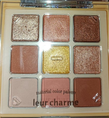 マテリアルカラーパレット/leur charme/アイシャドウパレットを使ったクチコミ(4枚目)