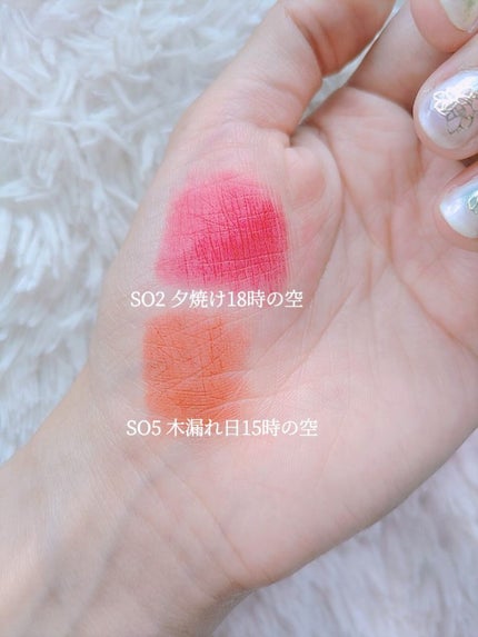 フェザーマットリップスティック/INTO U/口紅を使ったクチコミ(4枚目)