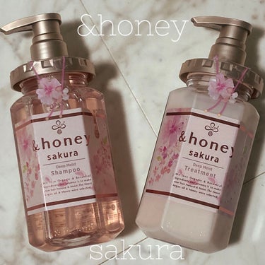 サクラ ディープモイスト シャンプー1.0/ヘアトリートメント2.0/&honey/シャンプー・コンディショナーを使ったクチコミ（1枚目）