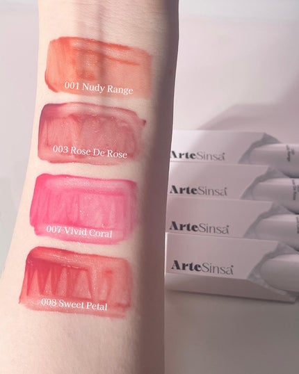 ビルダブルデューイフィットティント/ArteSinsa/リップティントを使ったクチコミ(7枚目)