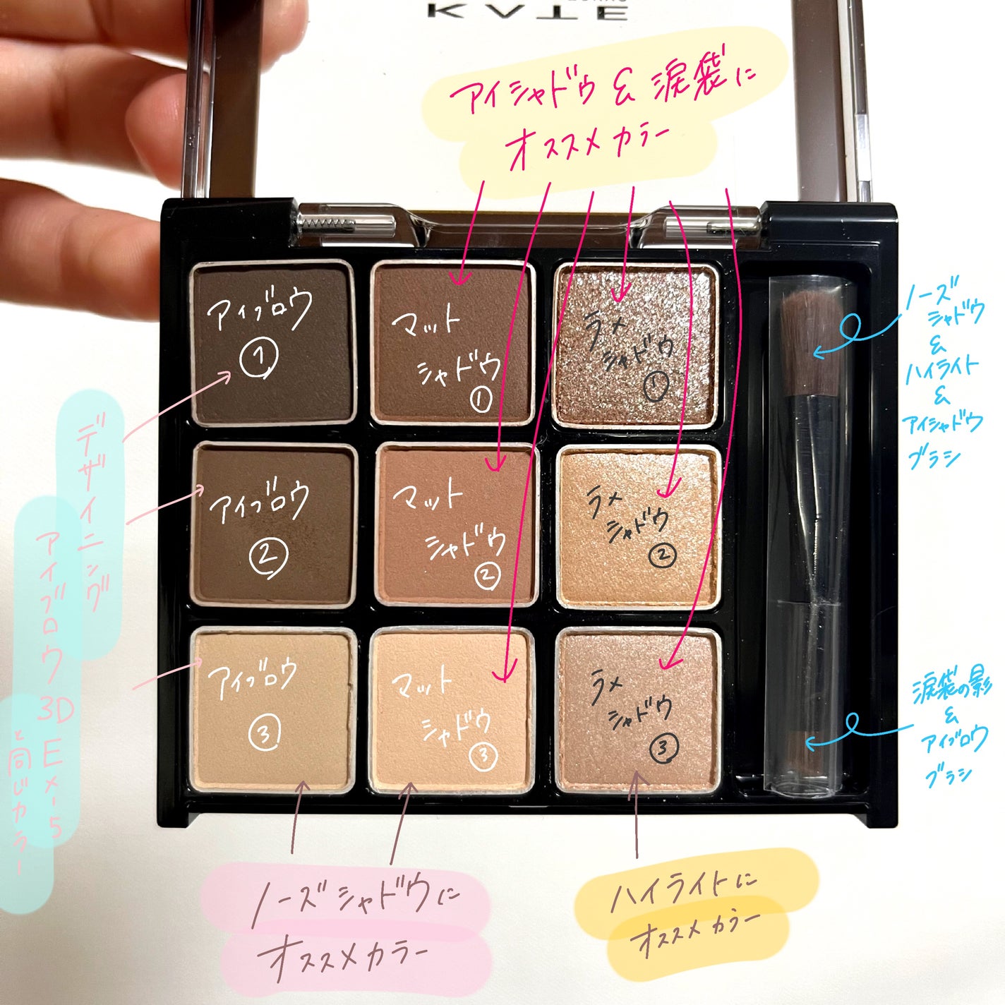 アイブロウマニア/KATE/パウダーアイブロウを使ったクチコミ(2枚目)