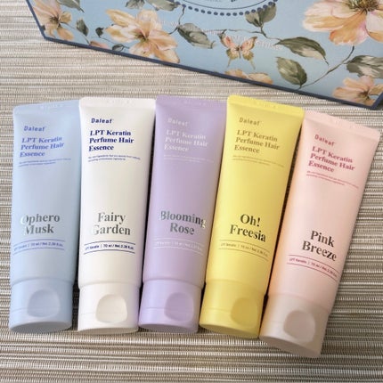 LPT Keratin パフュームヘアエッセンス Blooming Rose/Daleaf/ヘアミルクを使ったクチコミ(2枚目)