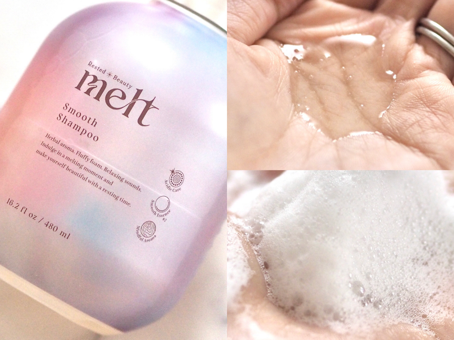 メルト スムースシャンプー/トリートメント/melt/市販シャンプーを使ったクチコミ（3枚目）