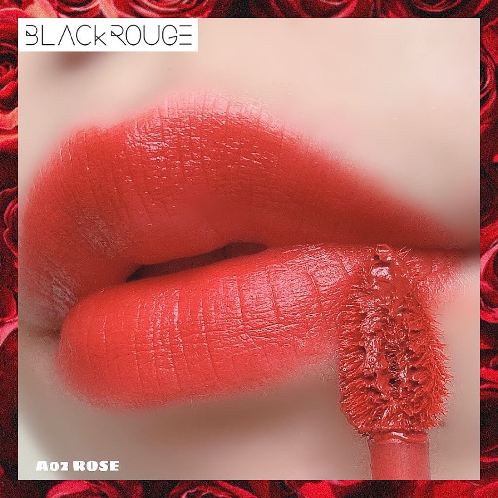エアフィットベルベットティント/BLACK ROUGE/リップティントを使ったクチコミ（3枚目）