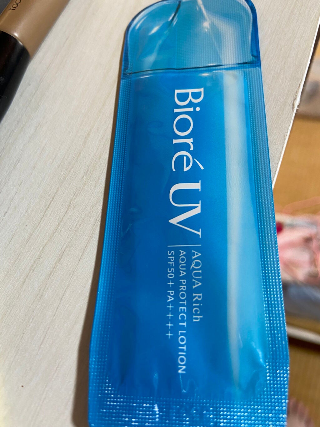 ビオレUV アクアリッチ アクアプロテクトローション(水層パック)/ビオレ/日焼け止めローションを使ったクチコミ(1枚目)