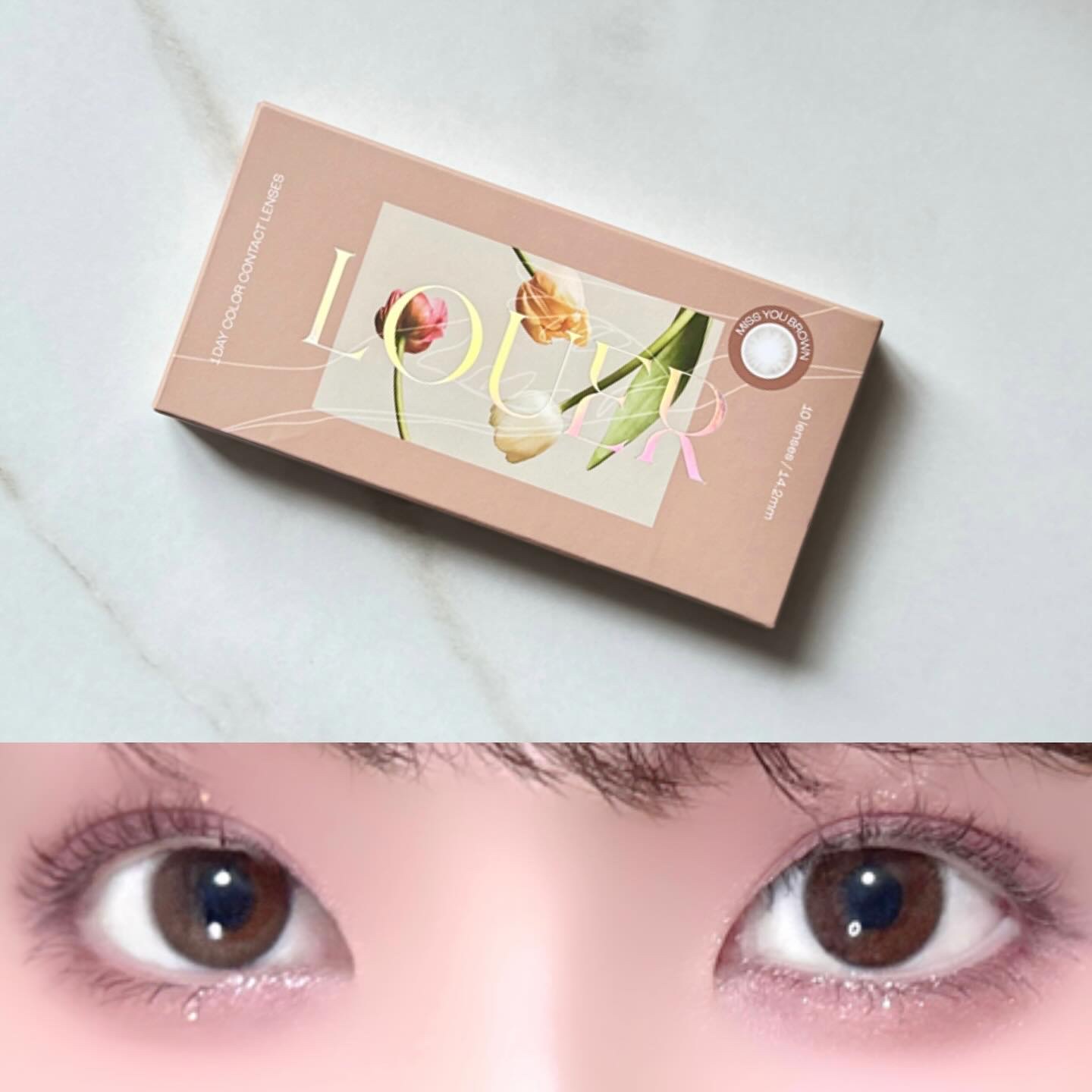 LOUER/LOUER/カラーコンタクトレンズを使ったクチコミ（3枚目）