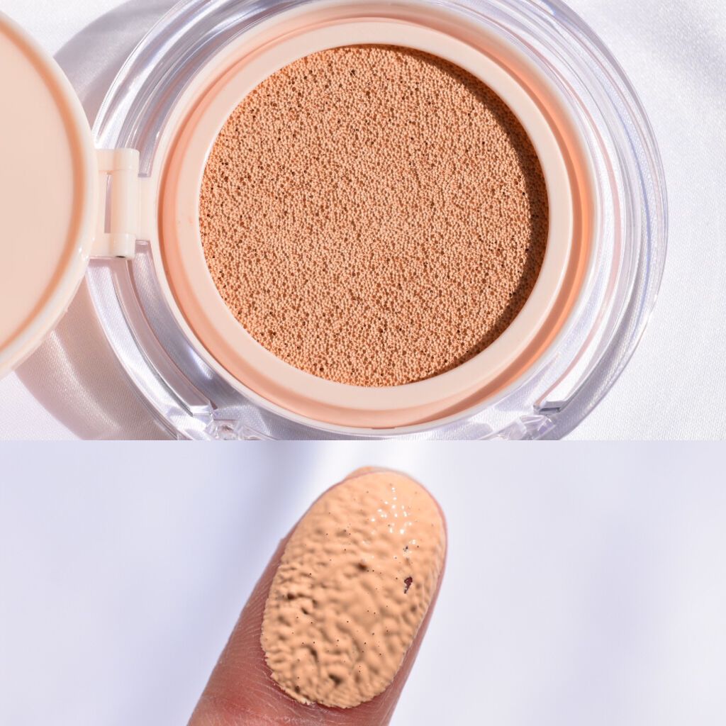 スキンチューンヴィーガンカバークッション/AMUSE/クッションファンデーションを使ったクチコミ(2枚目)