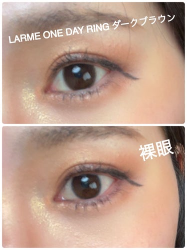 LARME ONE DAY RING(ラルムワンデーリング)/LARME/ワンデー（１DAY）カラコンを使ったクチコミ（1枚目）