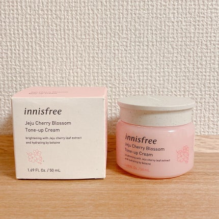 チェジュ チェリーブロッサム トーンアップクリーム/innisfree/化粧下地を使ったクチコミ(2枚目)