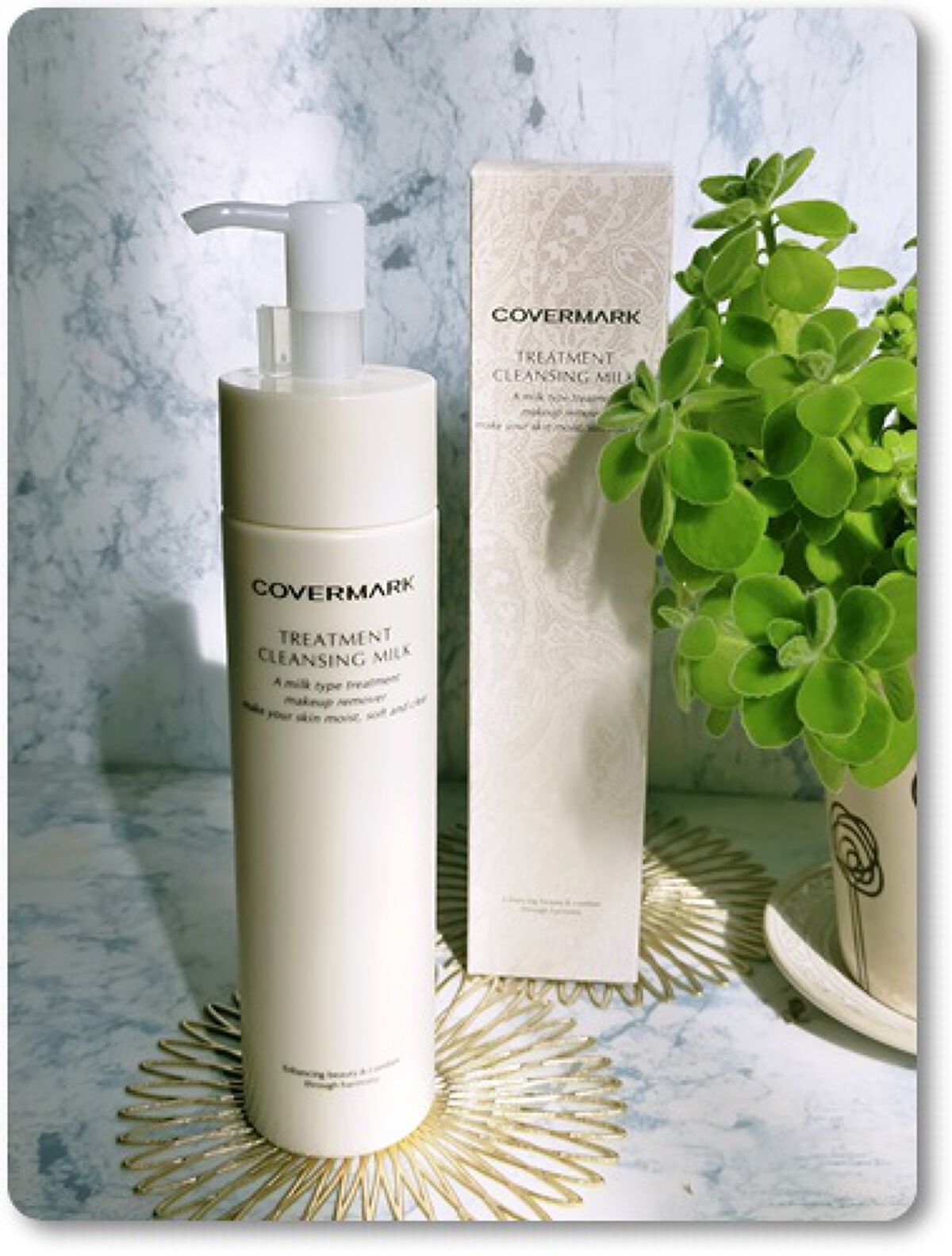 トリートメント クレンジング ミルク/COVERMARK/ミルククレンジングを使ったクチコミ(4枚目)