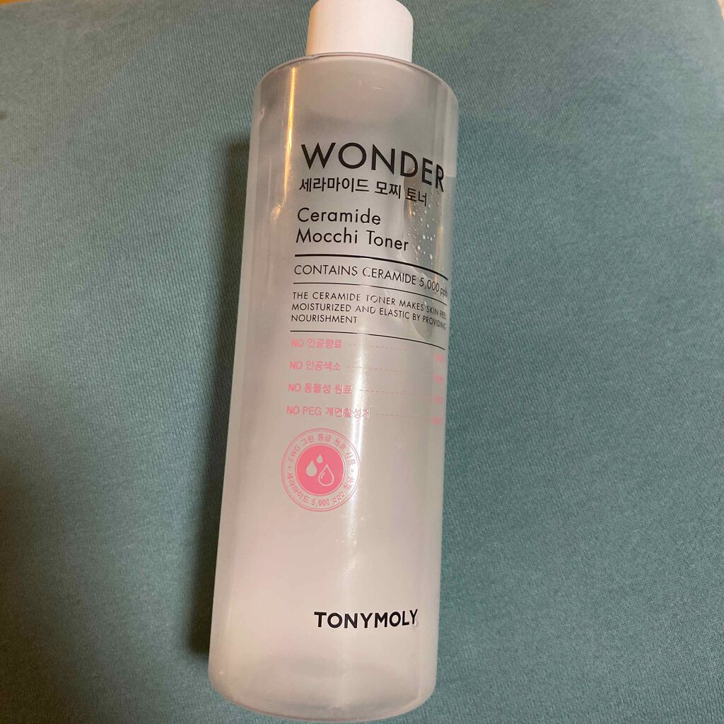 Wonder Ceramide Mochi Toner（トニーモリーワンダーCモチトナー）/TONYMOLY/化粧水を使ったクチコミ（1枚目）