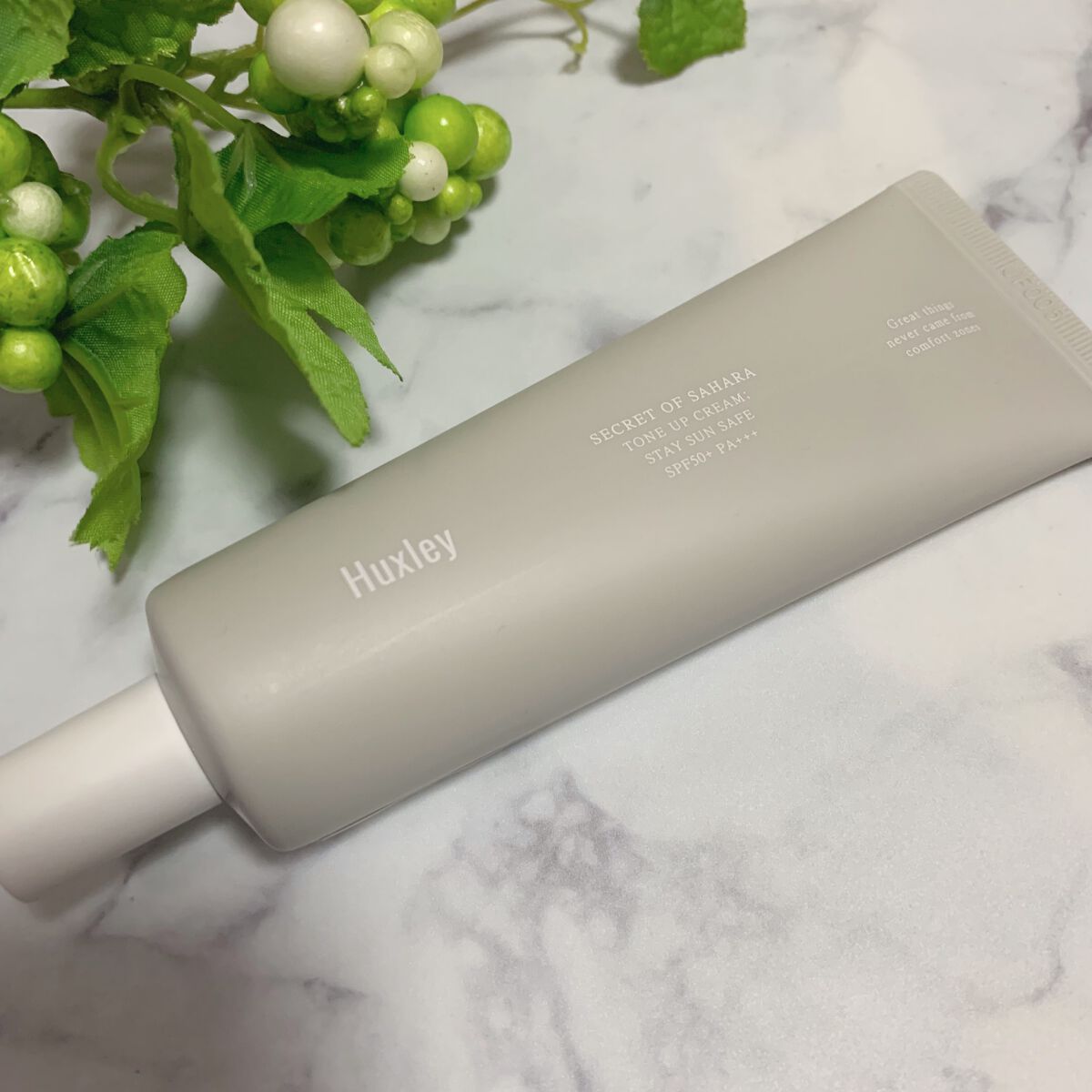 サンクリーム;ステイサンセーフ/Huxley/日焼け止めクリームを使ったクチコミ(1枚目)