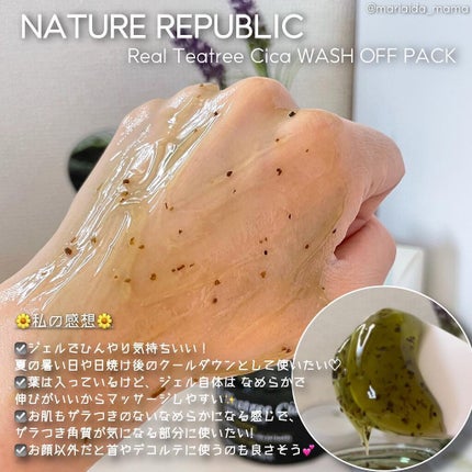リアルティートリー シカ ウォッシュオフパック/ネイチャーリパブリック/洗い流すパック・マスクを使ったクチコミ(5枚目)