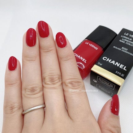ヴェルニ ロング トゥニュ 500 ルージュ エサンシエル/CHANEL/マニキュアの画像