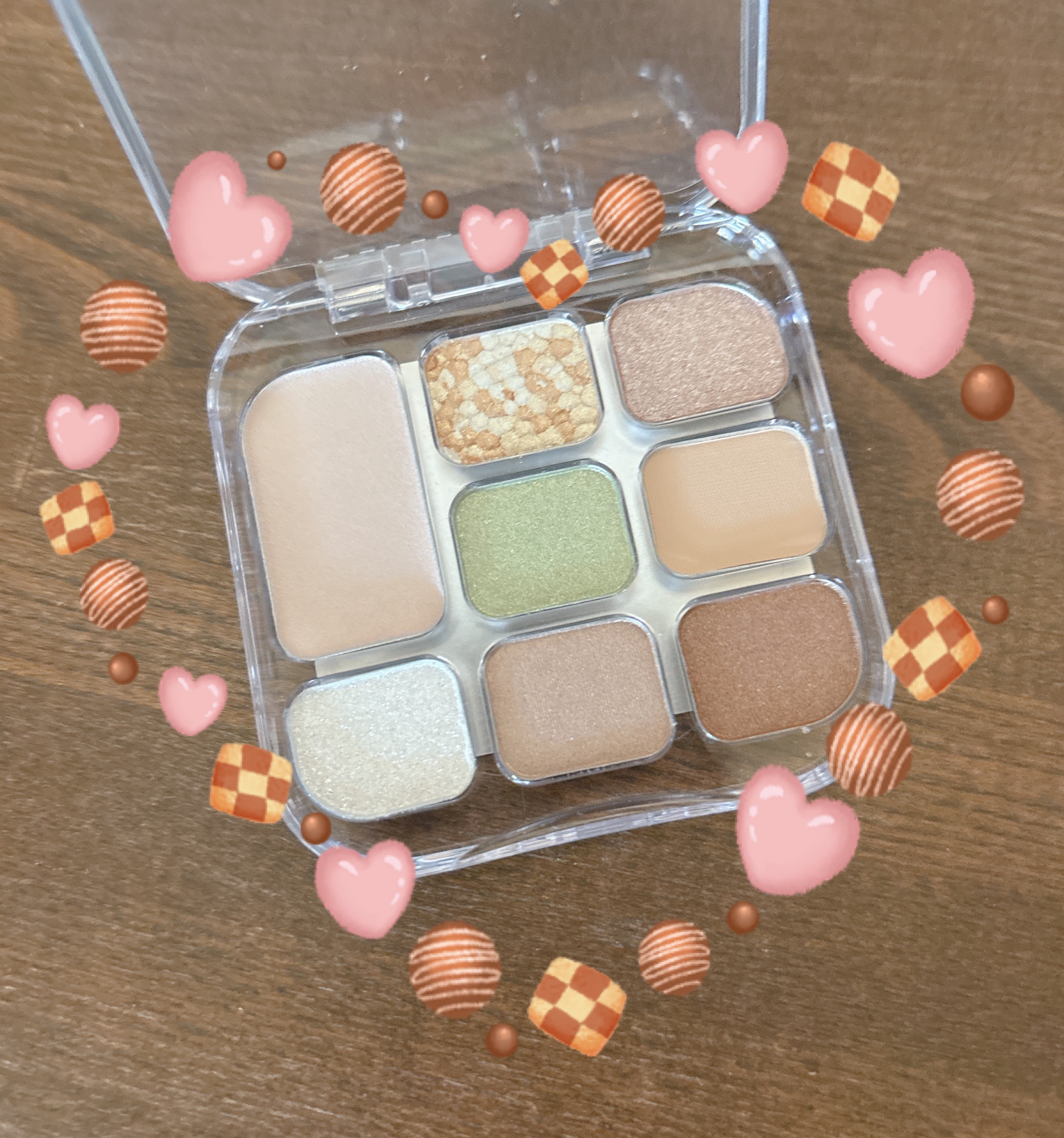 イロミッケ 8色アイシャドウパレット/iromikke/アイシャドウパレットを使ったクチコミ（2枚目）