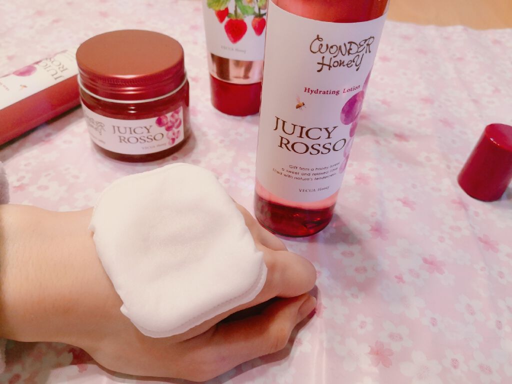 ワンダーハニー ジューシーロッソ 潤う化粧水/VECUA Honey/化粧水を使ったクチコミ(3枚目)