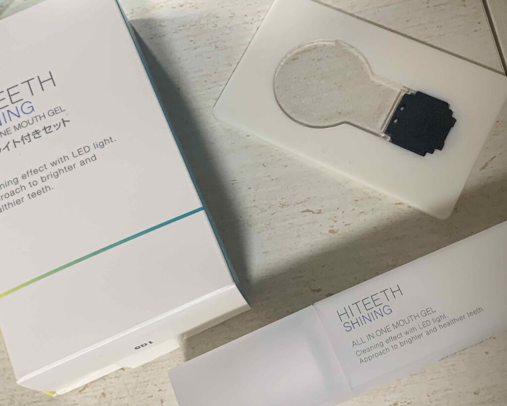 HITEETH ALL IN ONE MOUTH GEL SHINING LEDライト付き/R&/その他オーラルケアを使ったクチコミ（1枚目）