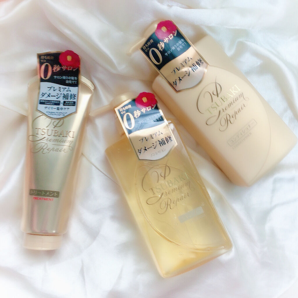 プレミアムリペア シャンプー／ヘアコンディショナー/TSUBAKI/市販シャンプーを使ったクチコミ（1枚目）