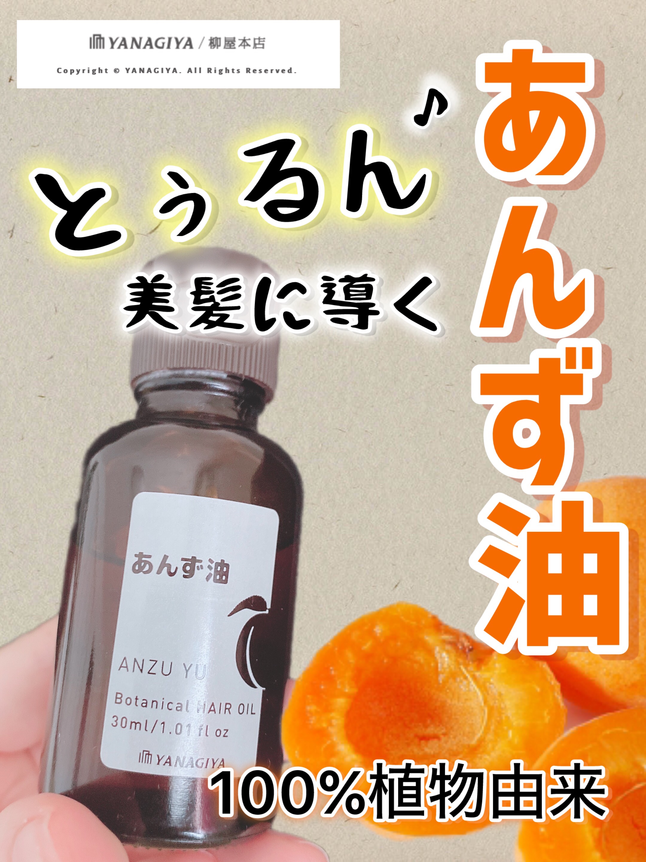 柳屋　あんず油/柳屋あんず油/ヘアオイルを使ったクチコミ（1枚目）