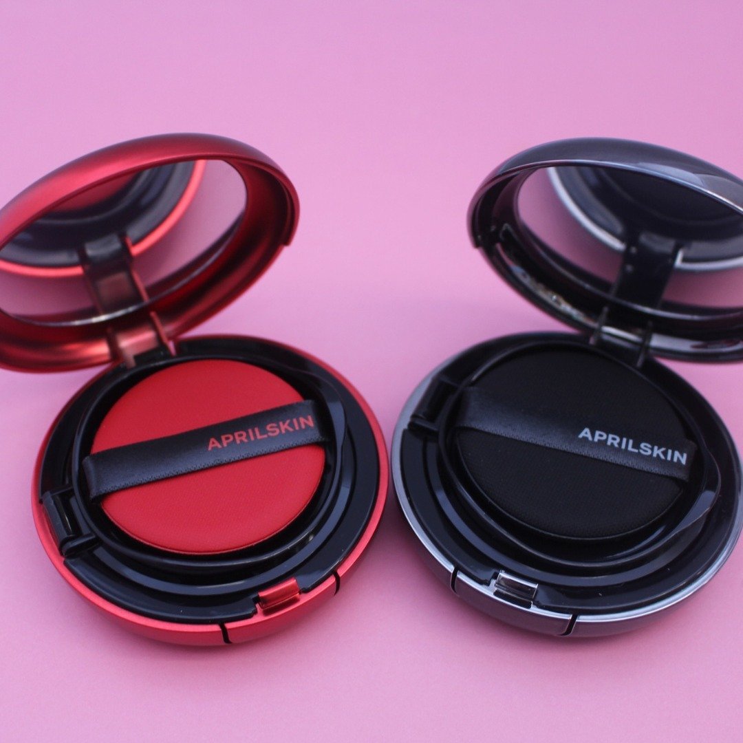 ハイパーカバーフィットクッション red/APRILSKIN/クッションファンデーションを使ったクチコミ（3枚目）