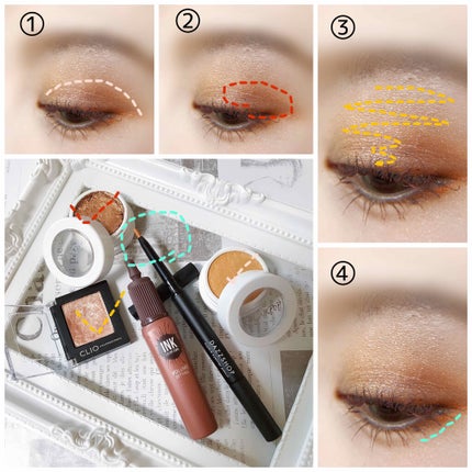 プロ シングル シャドウ/CLIO/単色アイシャドウを使ったクチコミ(3枚目)