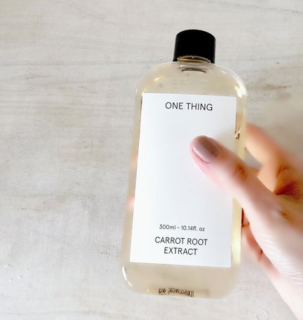 ニンジンエキス化粧水/ONE THING/化粧水を使ったクチコミ(2枚目)