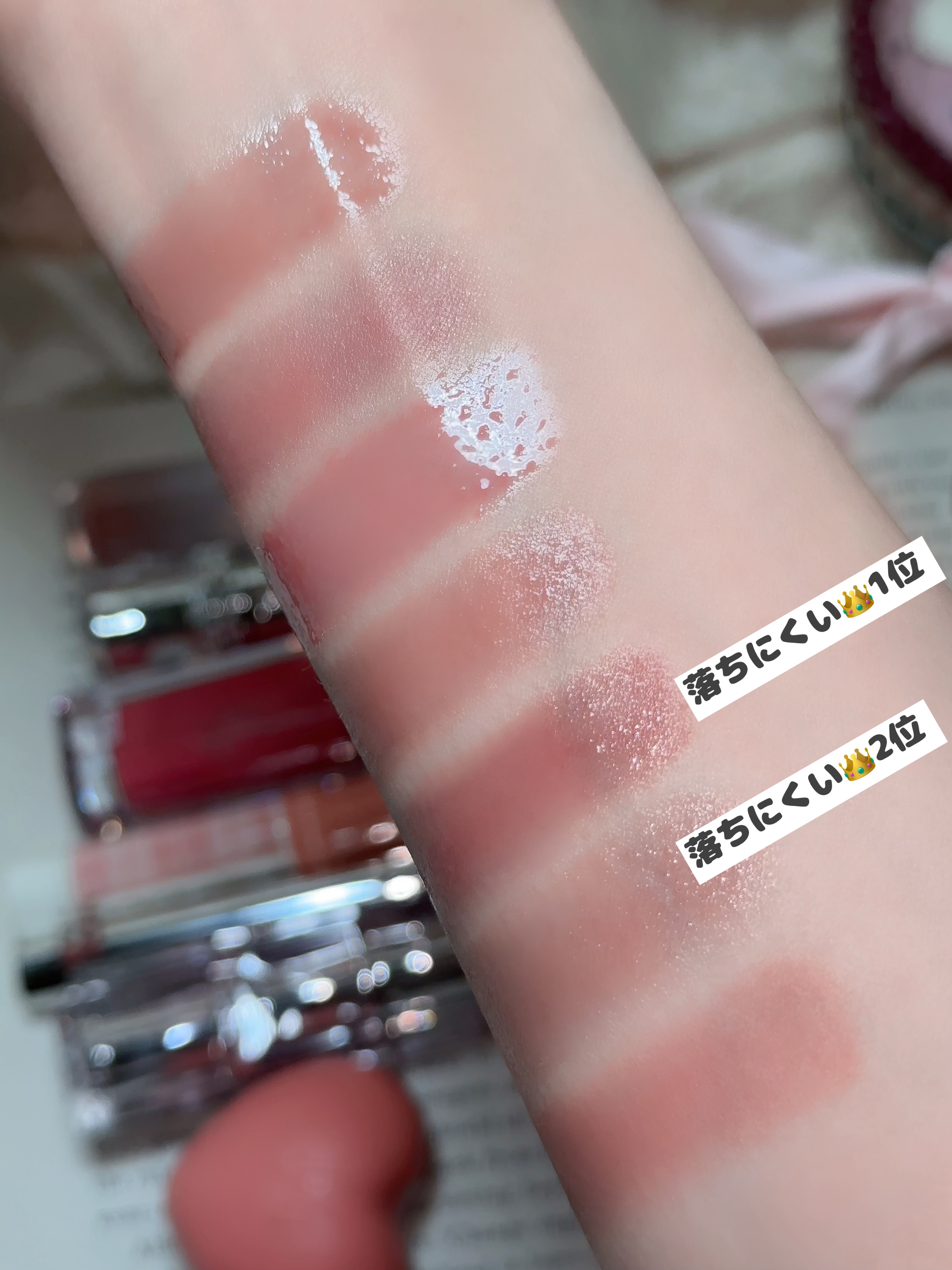 ジルスチュアート　リップブロッサム グロウ 10 sakura ribbon/JILL STUART/口紅を使ったクチコミ（3枚目）