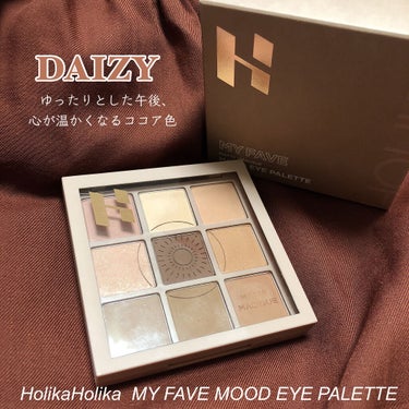 HolikaHolika:MY FAVE MOOD EYE PALETTE
Daizy
---------------------------------------------------------