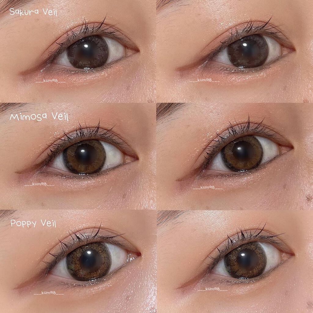 WAVEワンデー UV リング プラス フラワーコレクション sakura veil/WAVE/ワンデー（１DAY）カラコンを使ったクチコミ（2枚目）