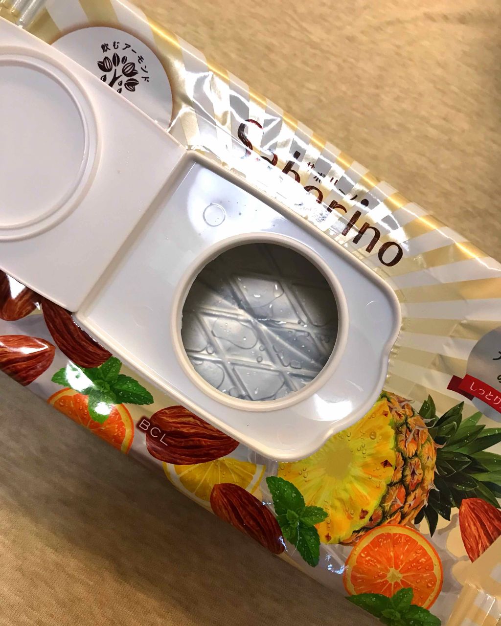 目ざまシート フルーティーアーモンドの香り/サボリーノ/シートマスク・パックを使ったクチコミ（2枚目）