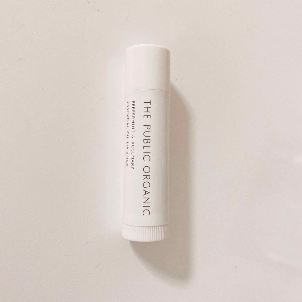 オーガニック認証 精油リップスティック スーパーリフレッシュ クリア/THE PUBLIC ORGANIC/リップクリームを使ったクチコミ（1枚目）