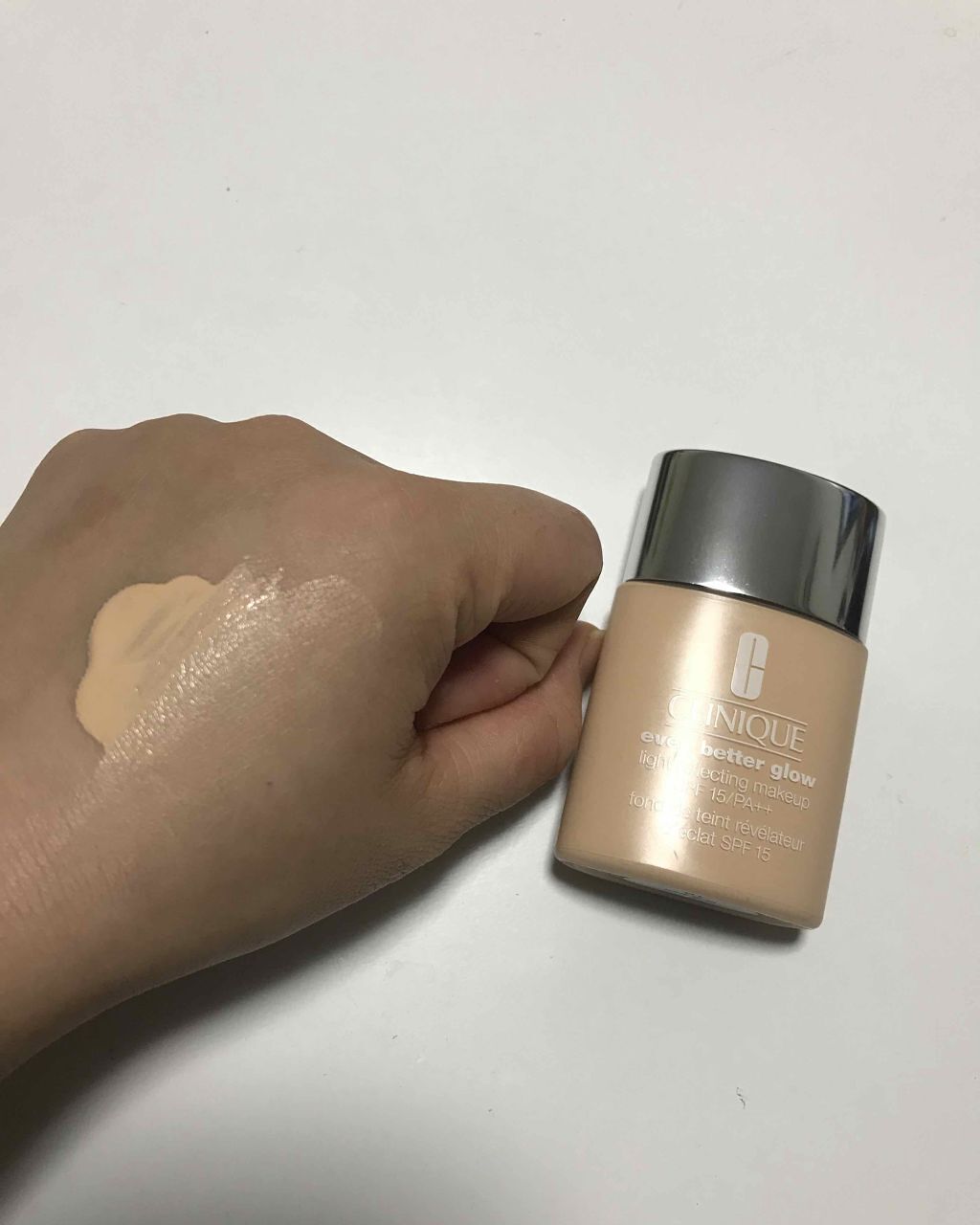 イーブン ベター グロウ メークアップ 15/CLINIQUE/リキッドファンデーションを使ったクチコミ（1枚目）