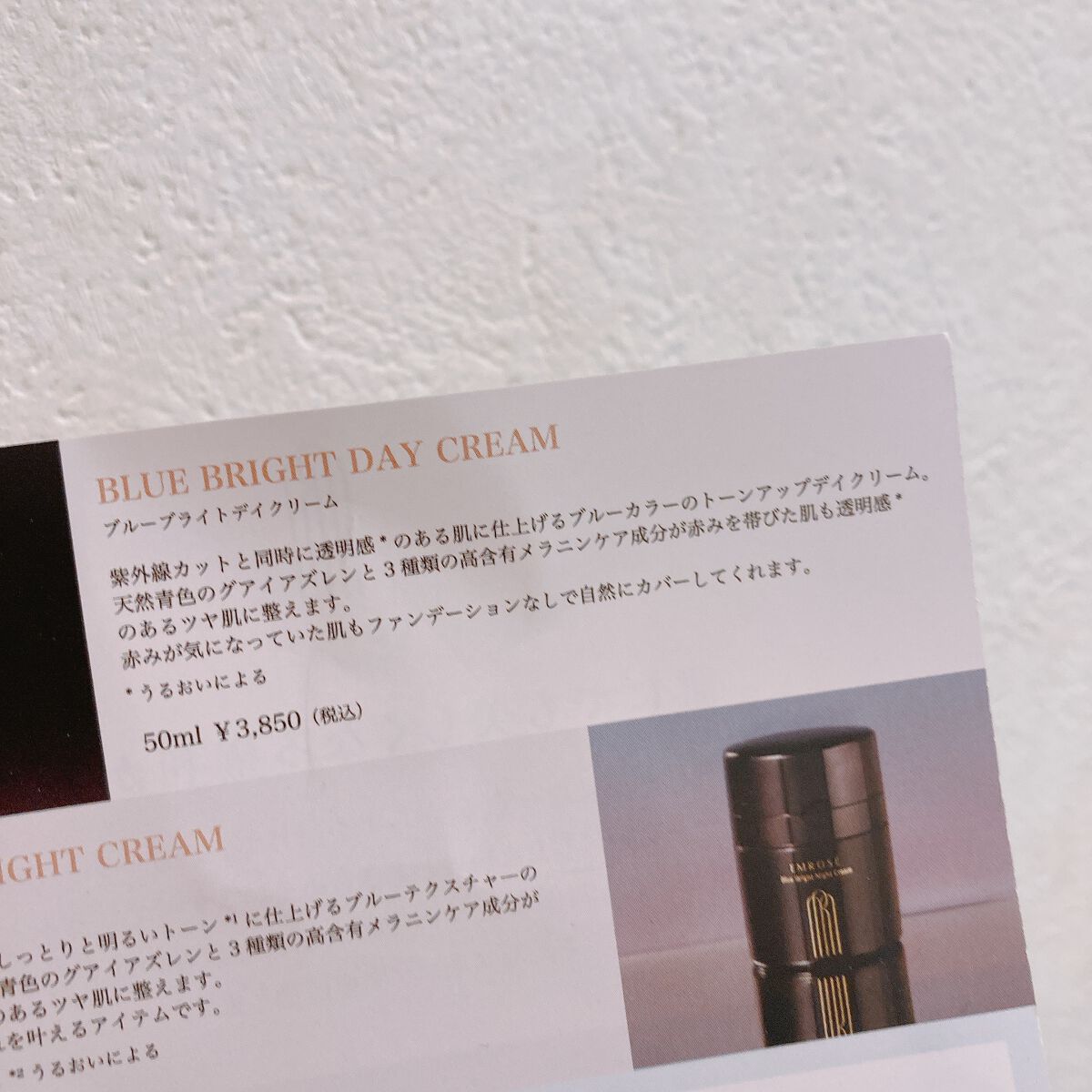 ブルーブライトデイクリーム/EMROSÉ/フェイスクリームを使ったクチコミ（3枚目）