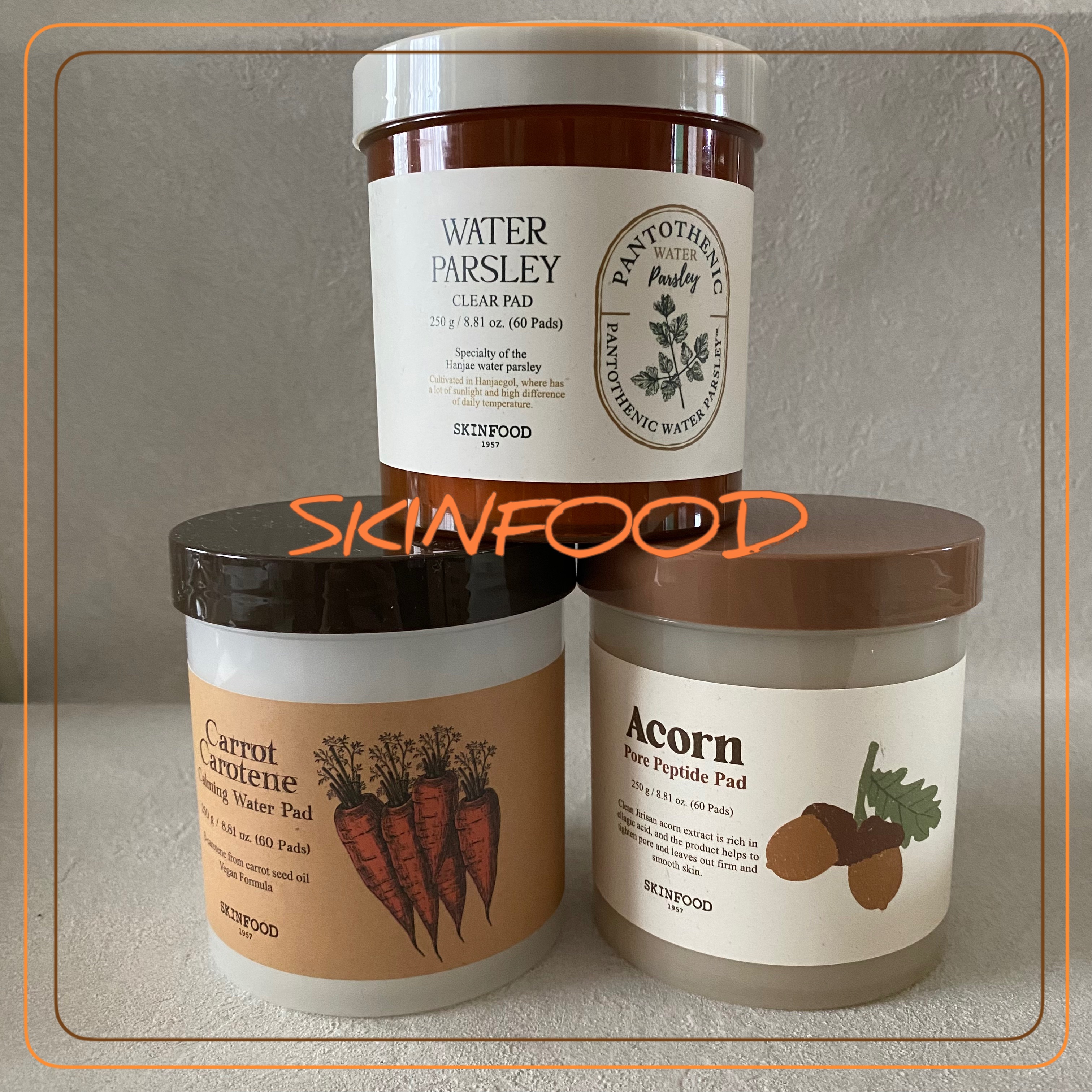 キャロットカロテン カーミングウォーターパッド/SKINFOOD/トナーパッドを使ったクチコミ（1枚目）