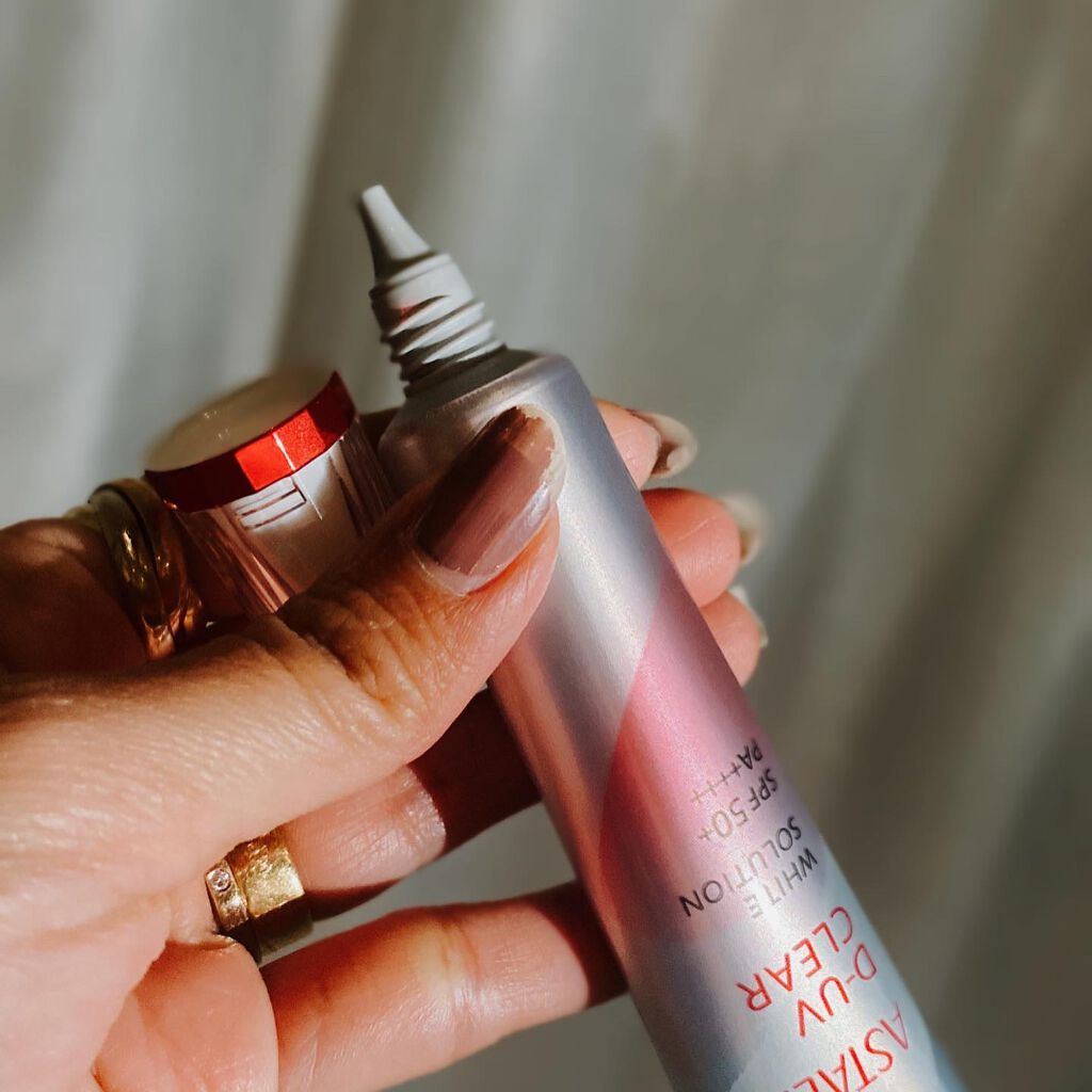 D-UVクリア ホワイトソリューション/アスタリフト/日焼け止めクリームを使ったクチコミ(5枚目)