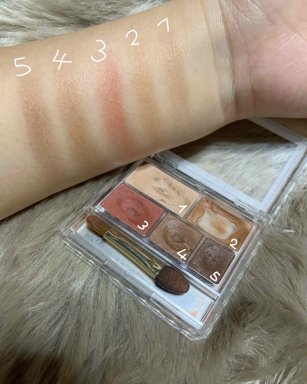 パーフェクトマルチアイズ/キャンメイク/アイシャドウパレットを使ったクチコミ(1枚目)