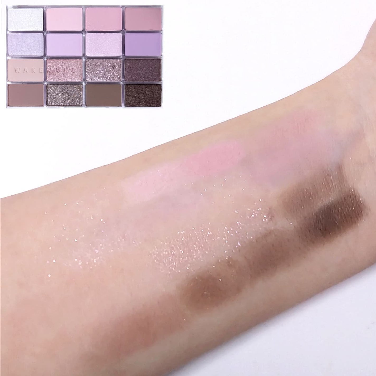 ソフトブラーリングアイパレット/wakemake/アイシャドウパレットを使ったクチコミ(3枚目)