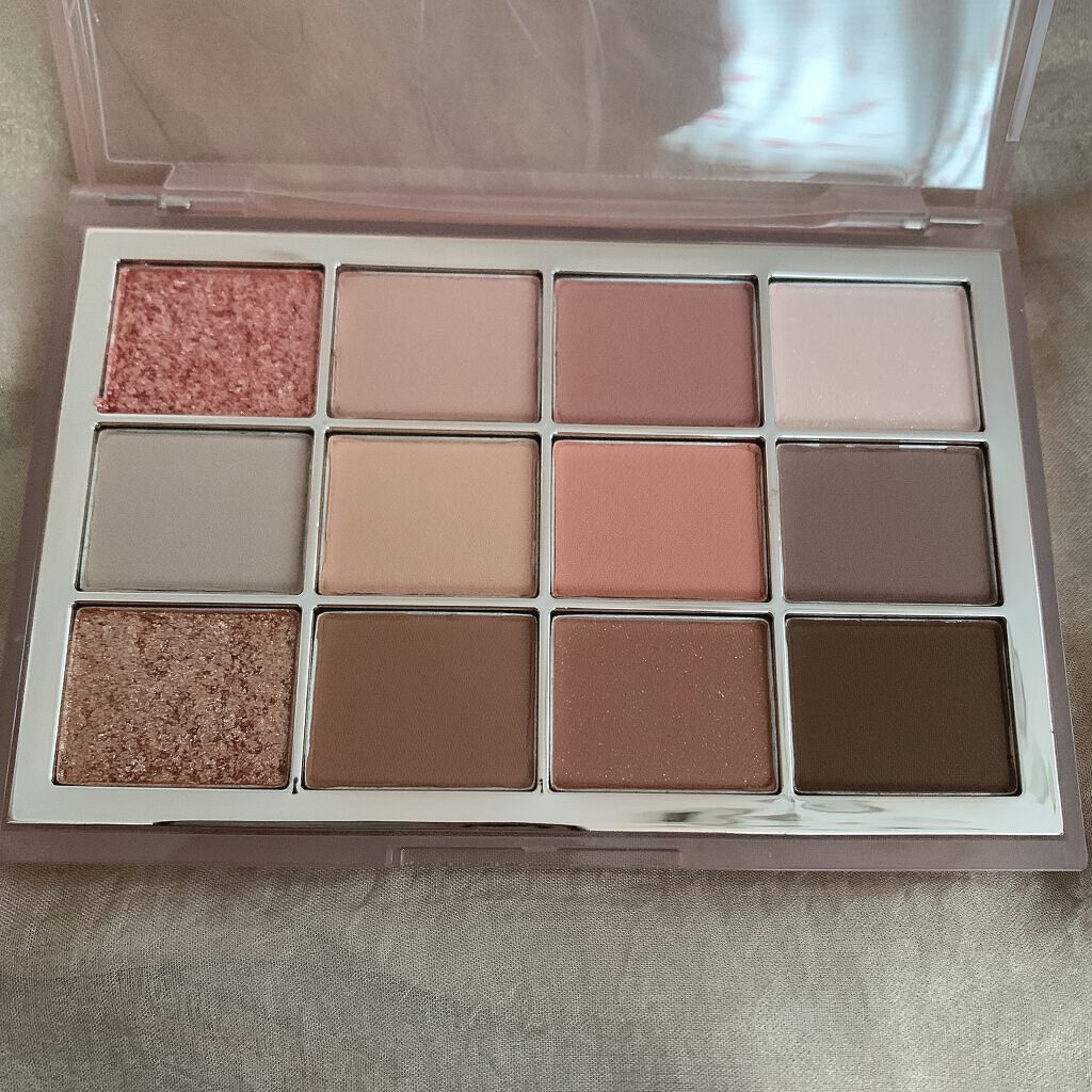 ソフトブラーリングアイパレット/wakemake/アイシャドウパレットを使ったクチコミ（3枚目）