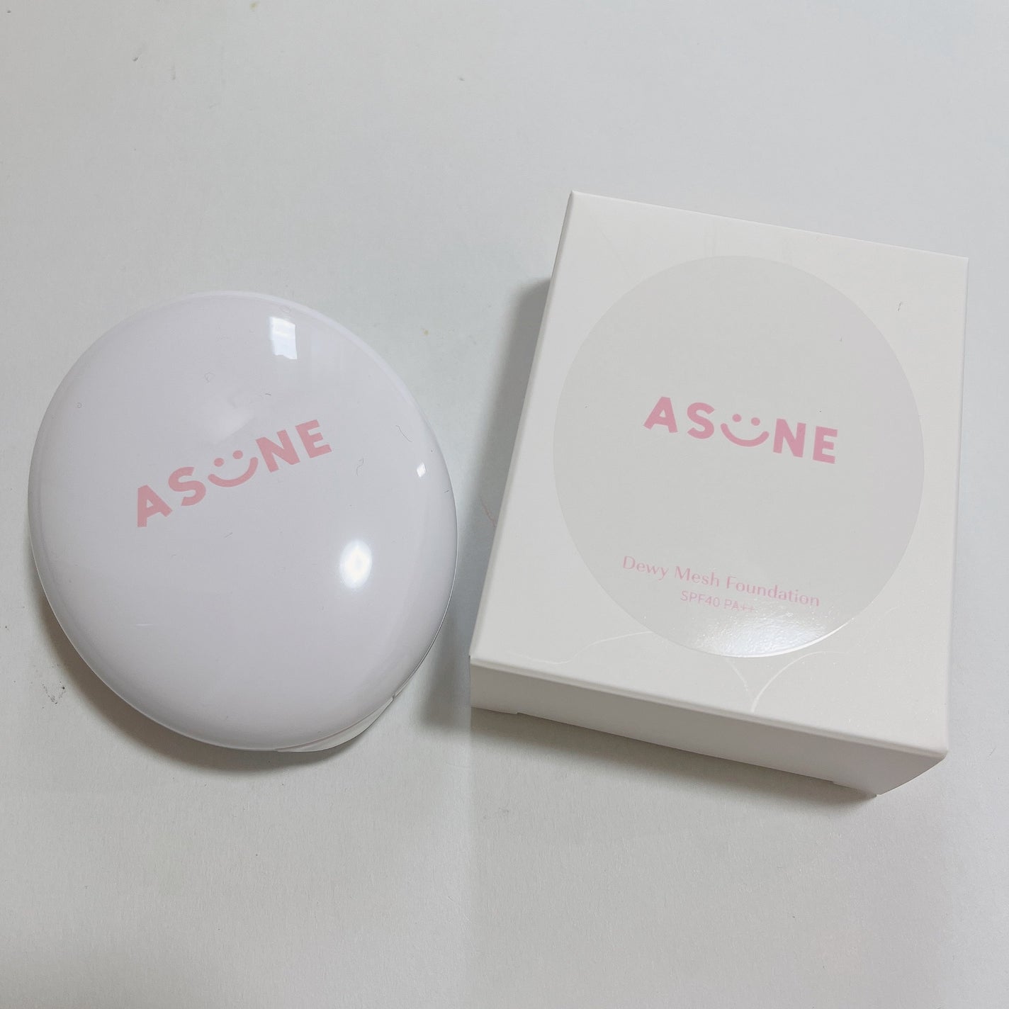 デューイーメッシュファンデーション/ASUNE /クッションファンデーションを使ったクチコミ(6枚目)