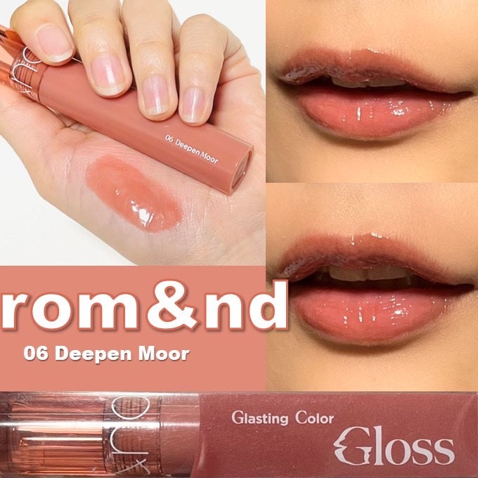 グラスティングカラーグロス/rom&nd/リップグロスを使ったクチコミ(1枚目)