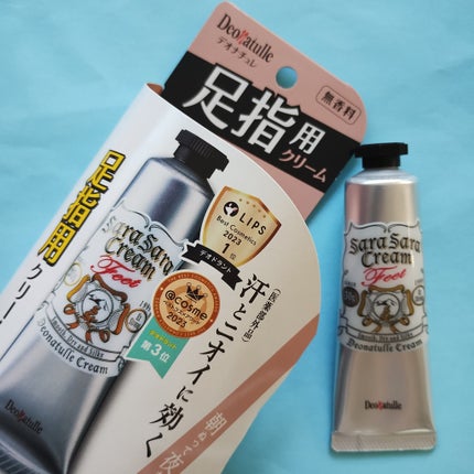 薬用足指さらさらクリーム/デオナチュレ/デオドラント・制汗剤を使ったクチコミ(1枚目)