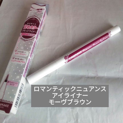 ロマンティックニュアンスアイライナー/キャンメイク/リキッドアイライナーを使ったクチコミ(1枚目)