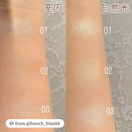 パールグロウハイライト/CEZANNE/パウダーハイライトを使ったクチコミ(5枚目)