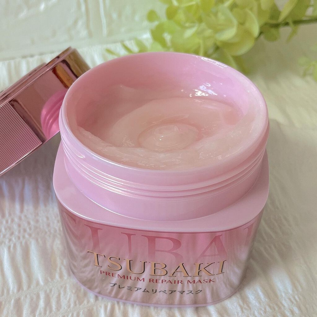 プレミアムリペアマスク（資生堂　プレミアムリペアマスク） S (春ツバキの香り)/TSUBAKI/ヘアマスク・ヘアパックを使ったクチコミ（3枚目）