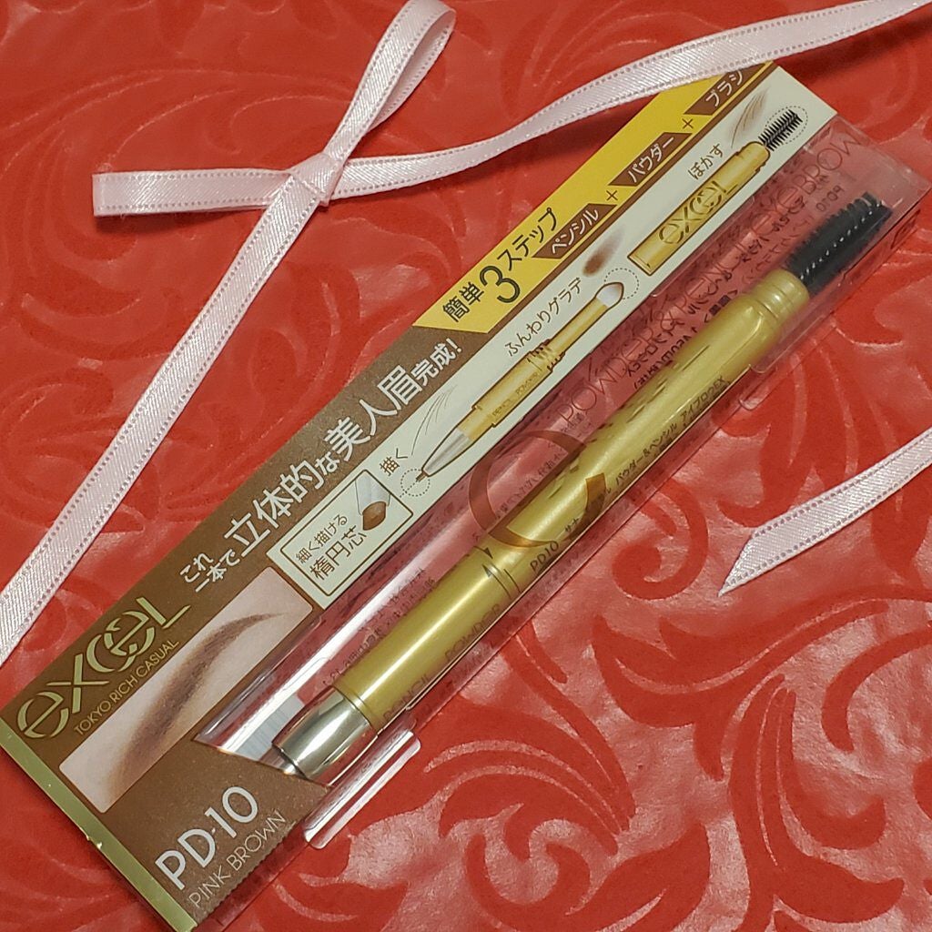 パウダー&ペンシル アイブロウEX/excel/アイブロウペンシルを使ったクチコミ(1枚目)