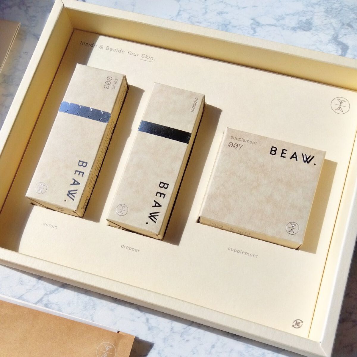 スターターBOX/BEAW./スキンケアキットを使ったクチコミ（3枚目）