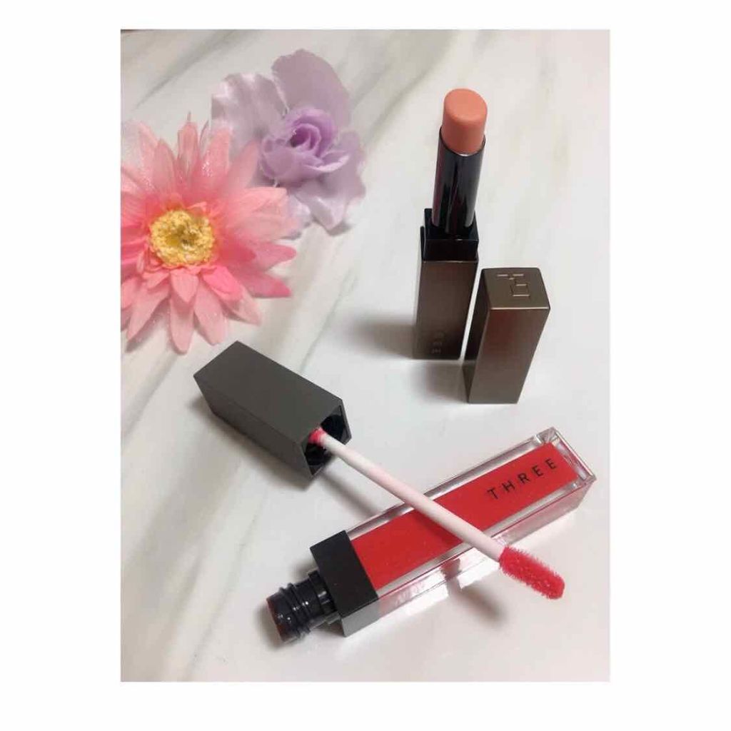 シマリング リップジャム/THREE/リップグロスを使ったクチコミ(1枚目)